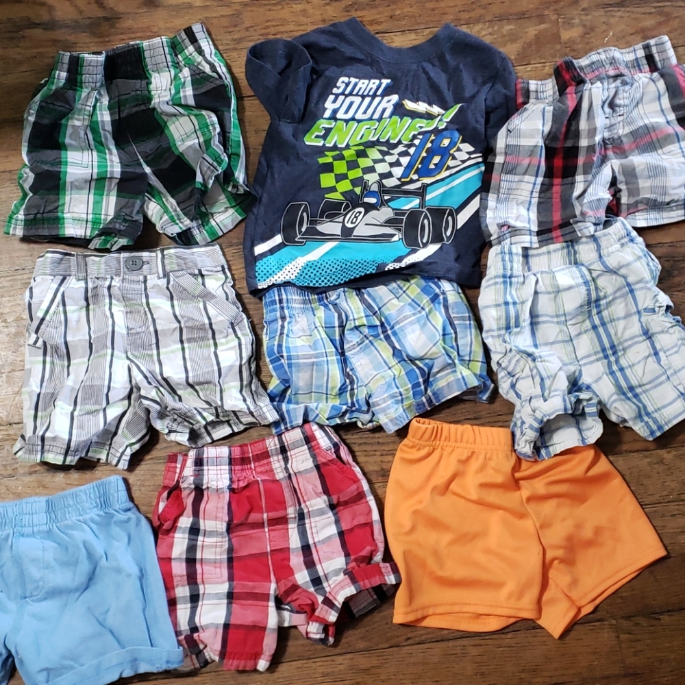 8 Shorts 1 Shirt 18M